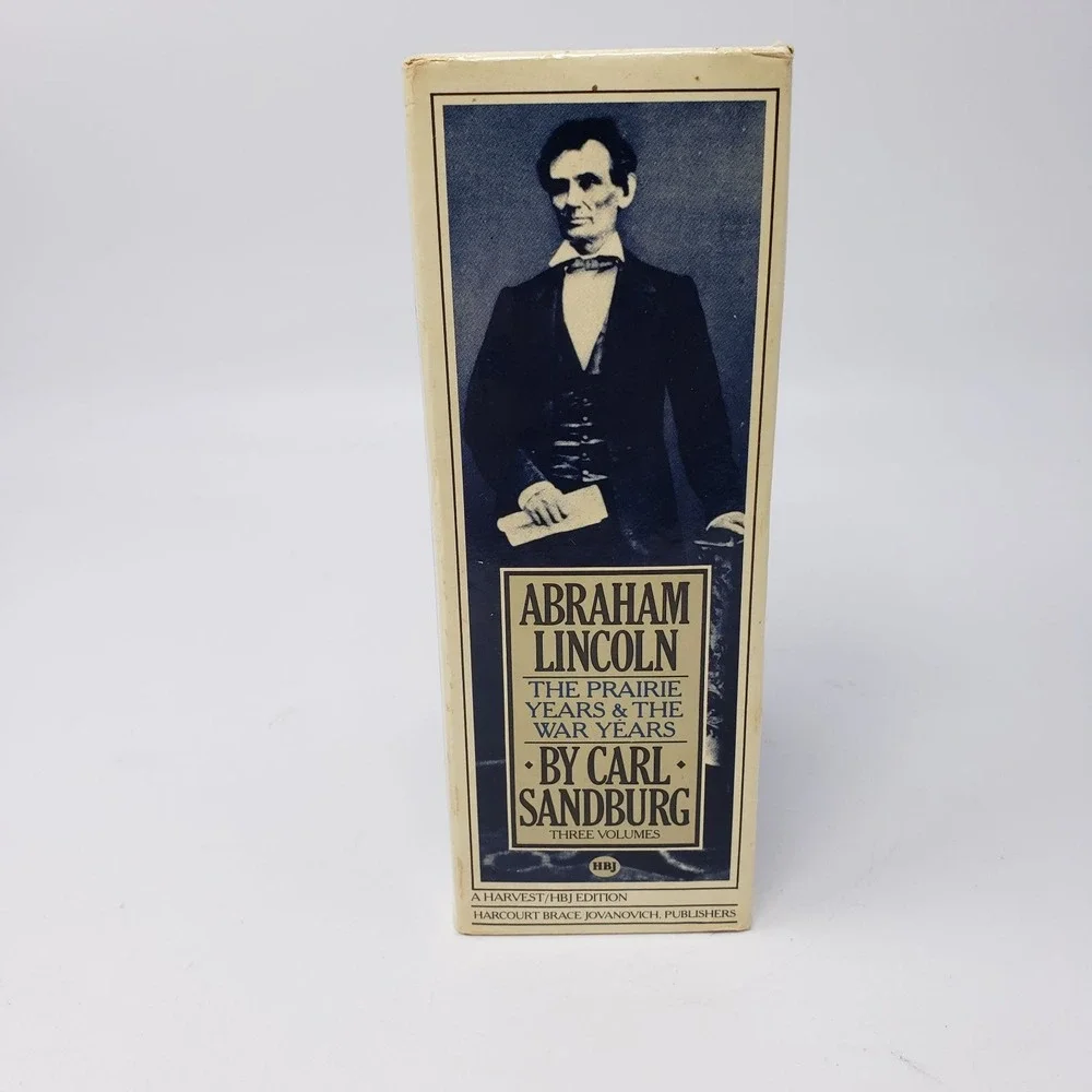 Abraham Lincoln: The Prairie Years and War Years Slipcase 3 Vol Box Set Sandburg
